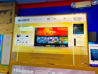 Sony Bravia 65” mini LED smart tv