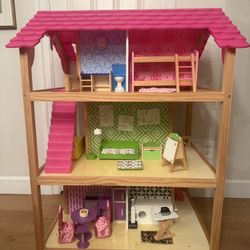 Beautiful Wooden Dollhouse 