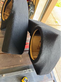 2 4Runner fiberglass boxes for 12 in subwoofers