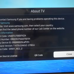 Samsung 65" 4K UHD LED