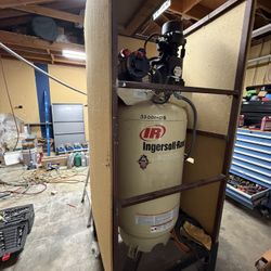 2 stage single phase Ingresso Rand Compressor 
