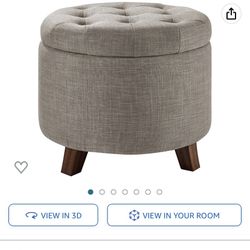 Storage Ottoman Footstool