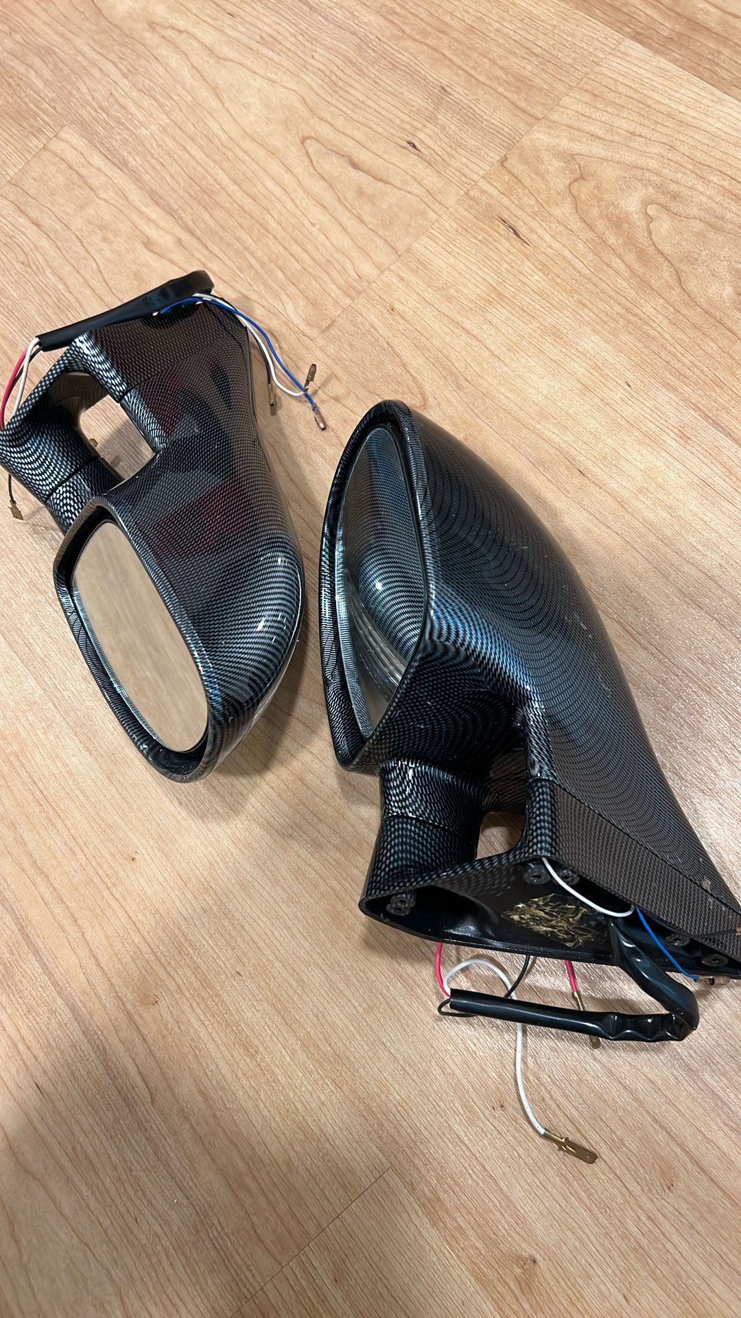 Carbon fiber mirrors