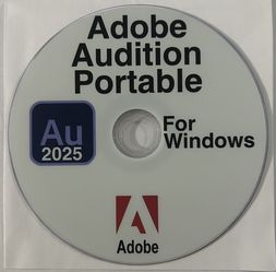 Adobe Audition Portable 2025 Installation Disk 