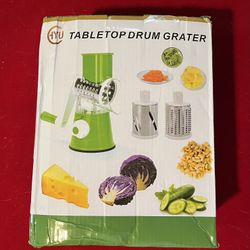 Tabletop Drum Grater NEW All Parts Included