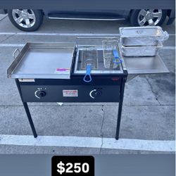 3 in 1 cooking grill fryer, griddle and steamer