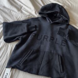 Black Purple Brand Hoodie