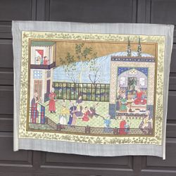 Hand Painted On Silk 