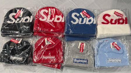 Supreme and chrome hearts beanies