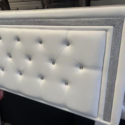 New King Headboard White Only $295