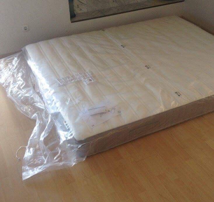 New ikea full size mattrand latex mattress