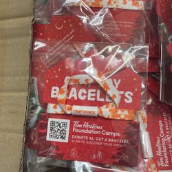 Tim Hortens bracelets 