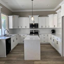 before and after kitchen cabinet