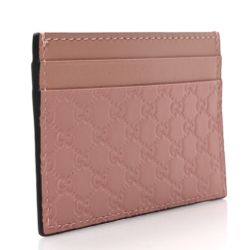 GUCCI Soft Pink Card Holder Wallet