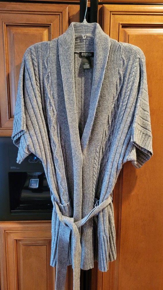 Eddie Bauer Cable Knit Cardigan Sweater