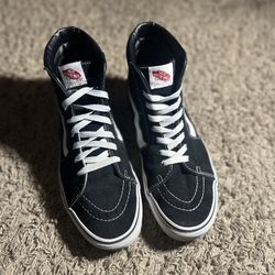 Men Sk8 High Black Tops 