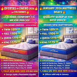 MATTRESS COLCHONES TWIN FULL QUEEN KING 