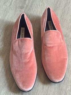 Men’s Steve Madden Pink Velvet Loafers