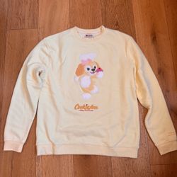 TWDC Walt Disney Duffy & Friends CookieAnn Yellow Cozy Sweatshirt Size M Medium