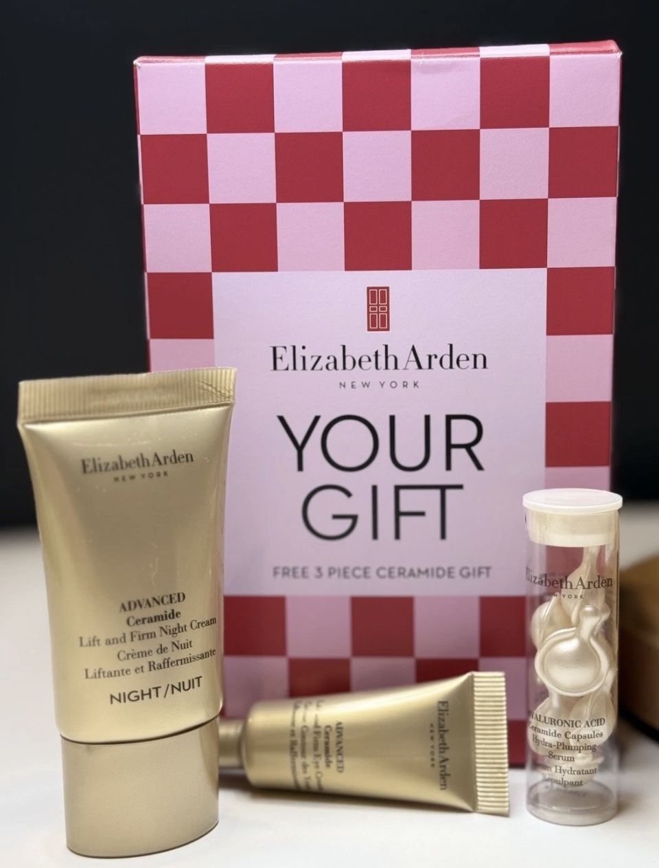 New. 2025 New Elizabeth Arden NEW YORK 3 Piece Ceramide Gift Set!