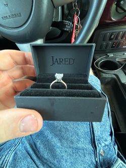 1.25 carrot lab diamond, gold band