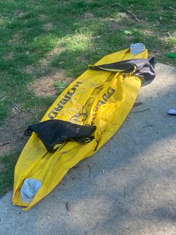 Nomad Inflatable Kayak Yellow