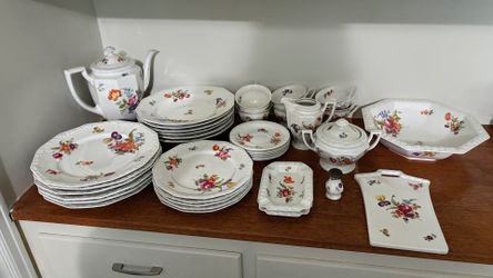 Rare 38pc Rosenthal Maria "Summer Bouquet" China Set - Service for 6 + Serving Pieces