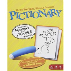 Mattel Games Pictionary Board Game, Drawing Game for Kids, Adults, Families & Game Night, Unique Catch-All Category for 2 Teams Celebrate 40 years of 