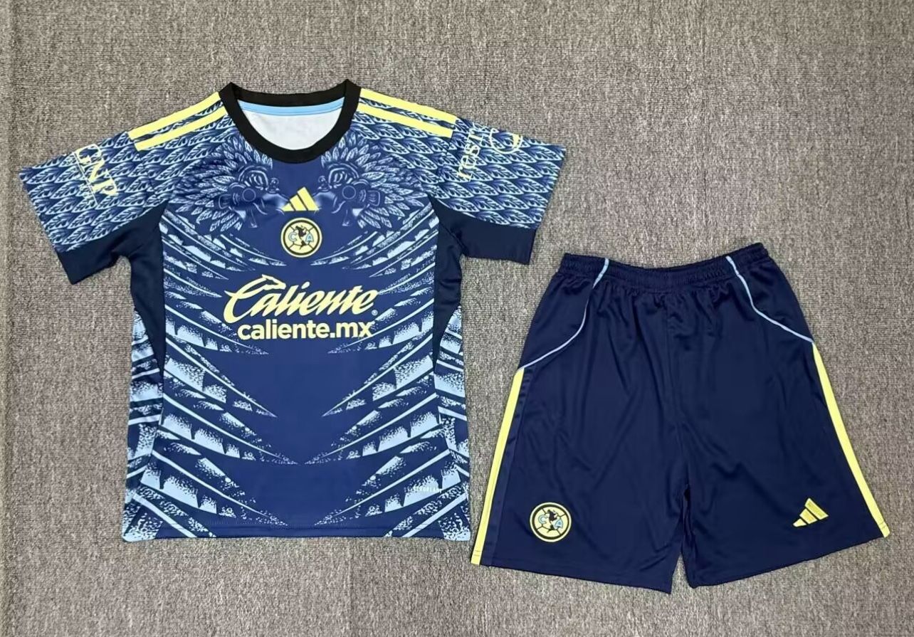 Soccer  kids niños size 22,24,26,28  4,5,6,7,9,10,11,12 years old America america 🦅🦅las home and away local visitante aguilas New Jersey  2025-  202