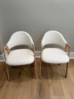 Set of Two Sherpa Dinning Chairs