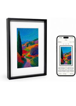 KoKonna AI E Ink Digital Picture Frame, Color E-Ink Display, WiFi Remote Photo Sharing, Unlimited Cloud Storage, Smart Photo Frame, Home Decor, Gift f