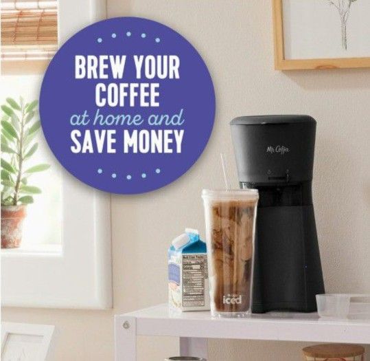 Beat The Heat This Summer! Father's Day Deal, Iced Coffee Maker! 