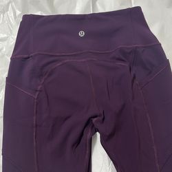 purple lululemon leggings