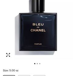 Chanel Bleu DE Chanel 5 Oz Parfum $200
