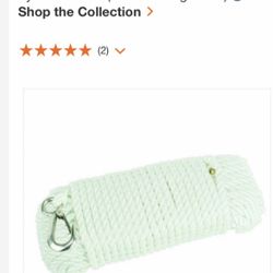 100 ft white rope 3/8” 25 dollars each one
