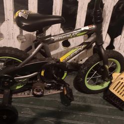 Boys Bike With Training Wheels