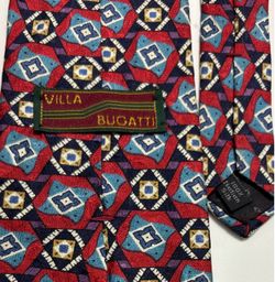 Villa Bugatti Italian Silk Tie