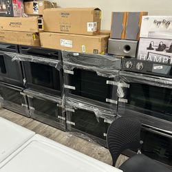 Samsung black stainless steel double oven electric SALE