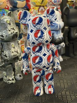 Bearbrick × Grateful Dead (Steal Your Face) 1000%