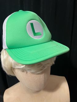 Super Mario’s brother “Luigi “ trucker hat