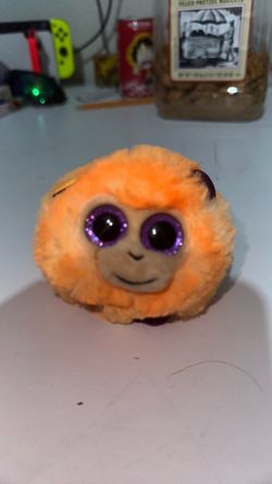 Monkey beanie baby ball