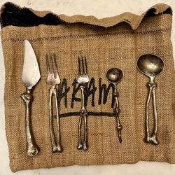 Bone Silverware IYKYK Goth Metal Hardcore Vegan Rare