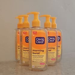 Clean & Clear Morning Burst Facial Cleanser 5-Pack