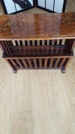 Vintage Magazine Table