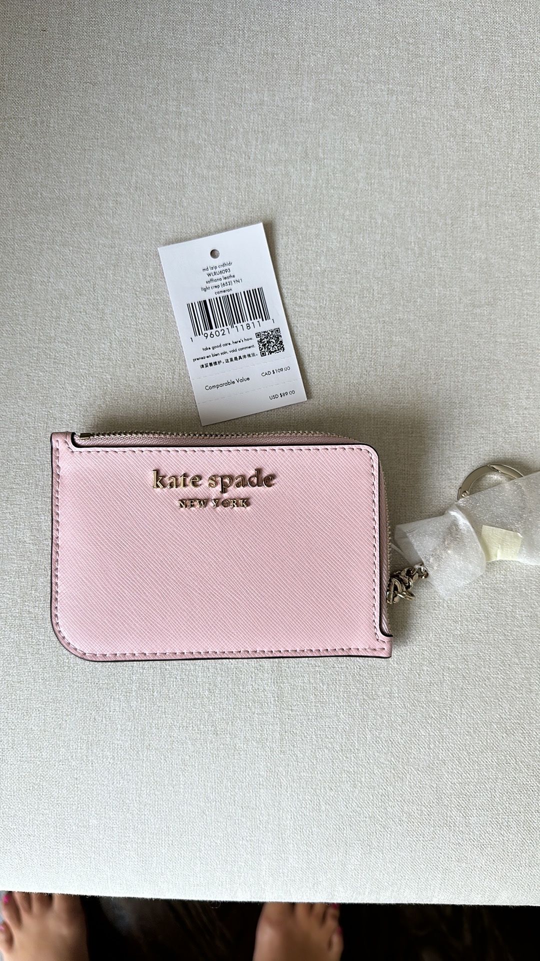 Kate Spade Zip Card Holder