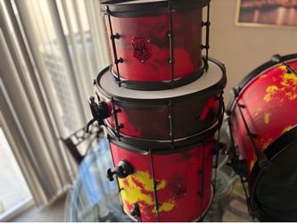 SJC Josh Dun “ Inferno” 4- piece drum set for Sale