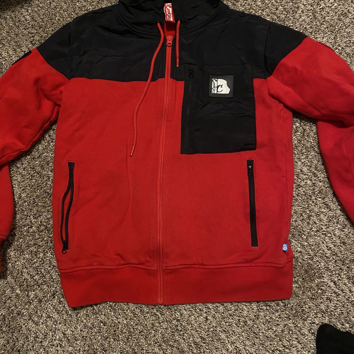 Cookies glaciers of ice red & black hoodie clearance