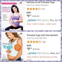 NEW Prenatal Yoga DVD’s