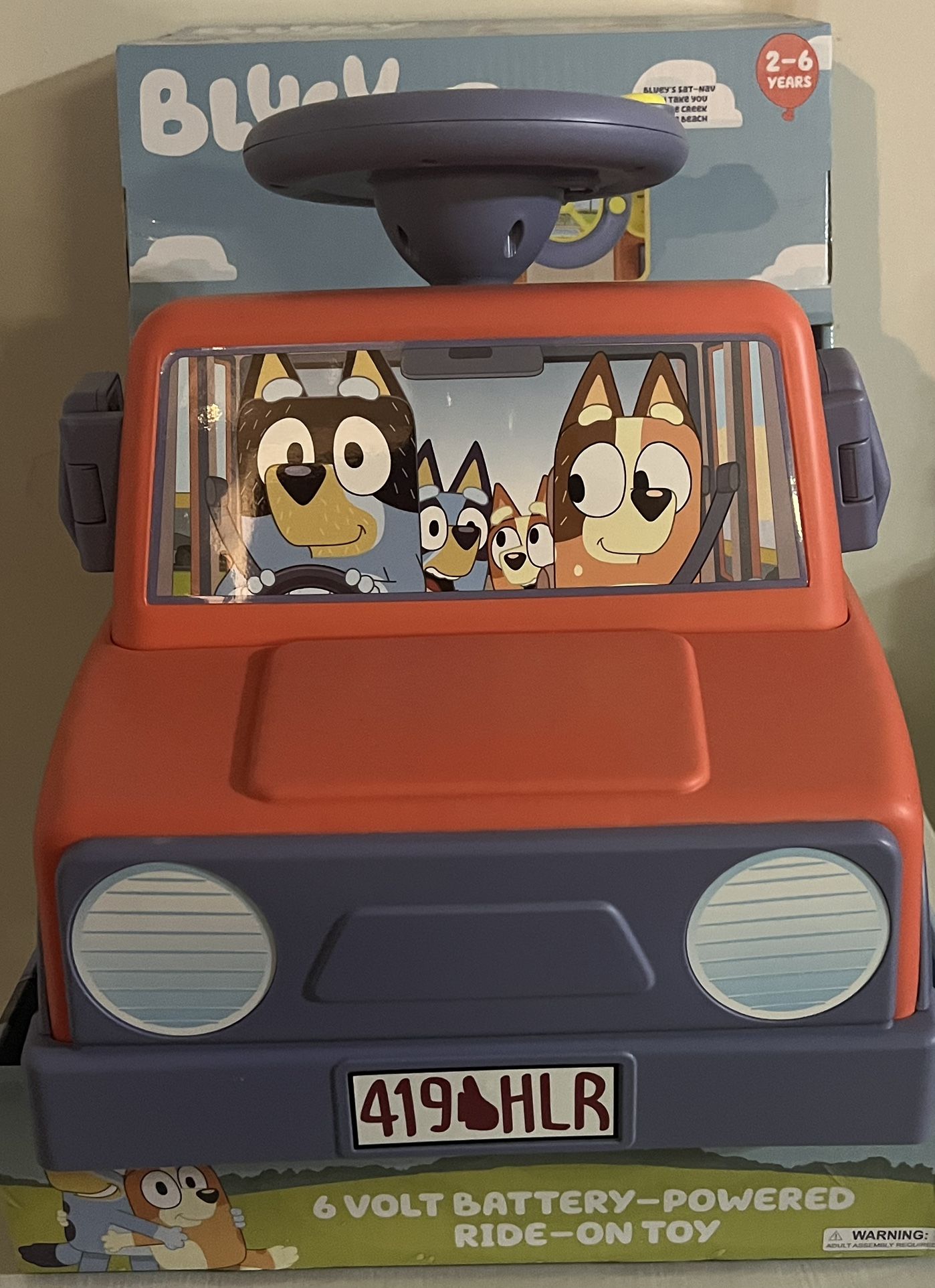 Bluey 6-Volt Battery-Powered Ride-On
