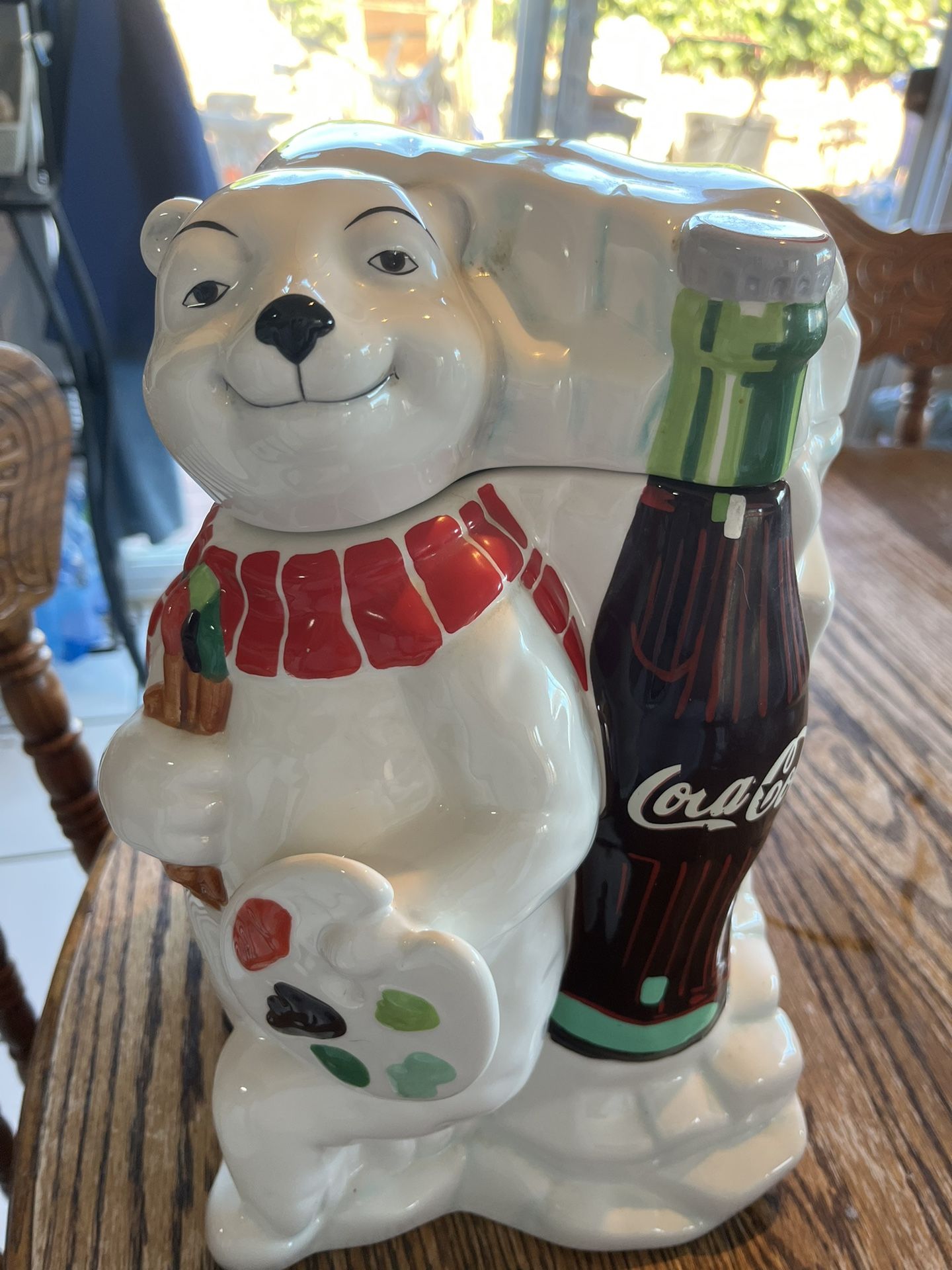 Vintage Coca Cola Cookie Jar